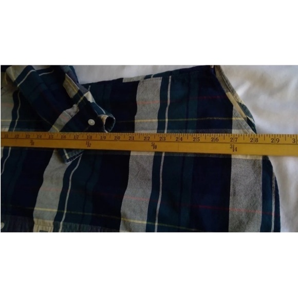 J CREW OXFORD LONG SLEEVE BUTTON
DOWN SLIM FIT PLAID SHIRT SIZE XL - Picture 5 of 5